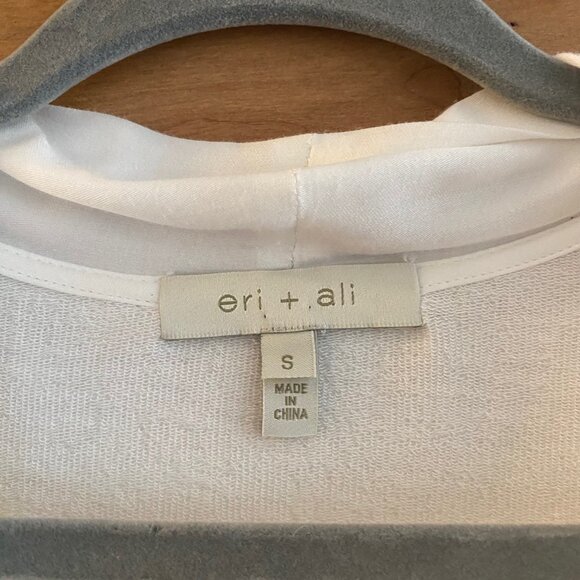 Anthropologie Eri + Ali Tie Front White Top - Picture 6 of 6